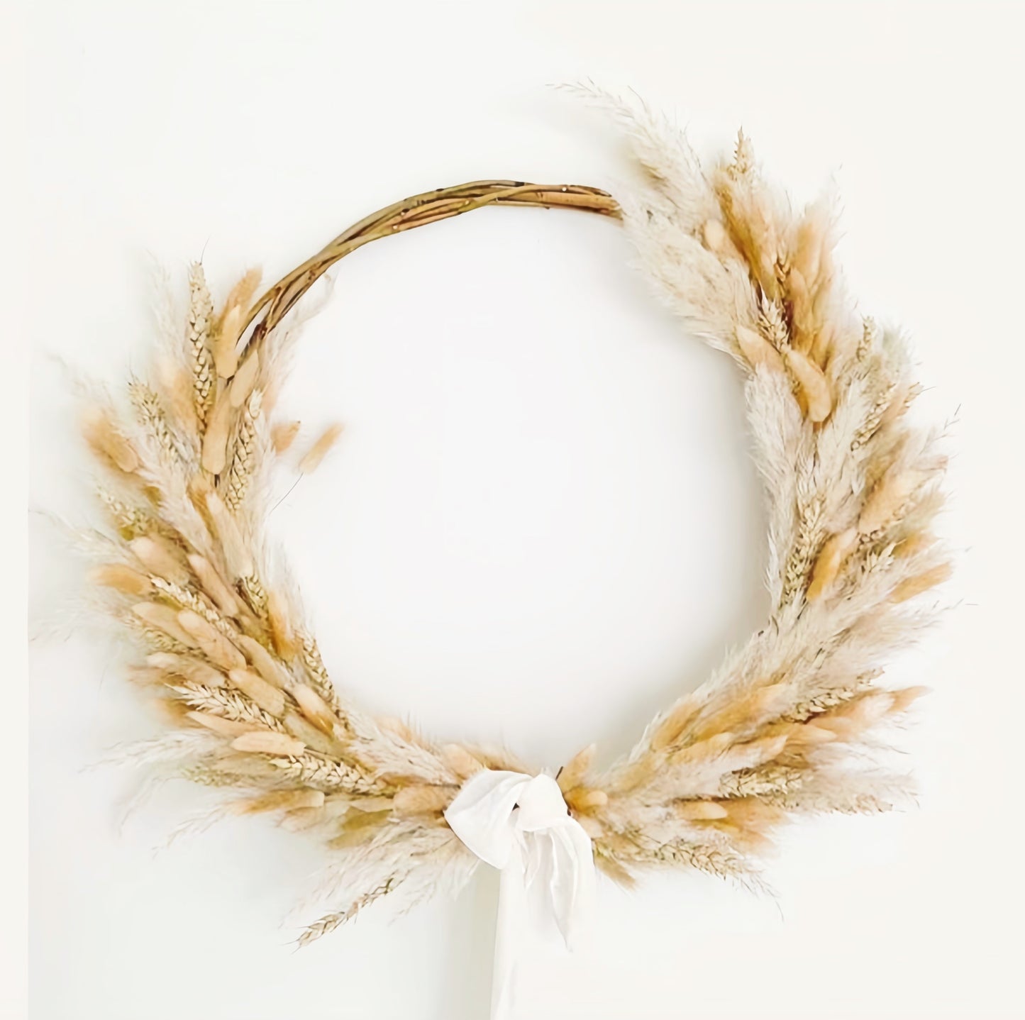 Flower Wreath | Dried Preserved flowers with hoop | Home Decor | Door Decor | Holiday Gift