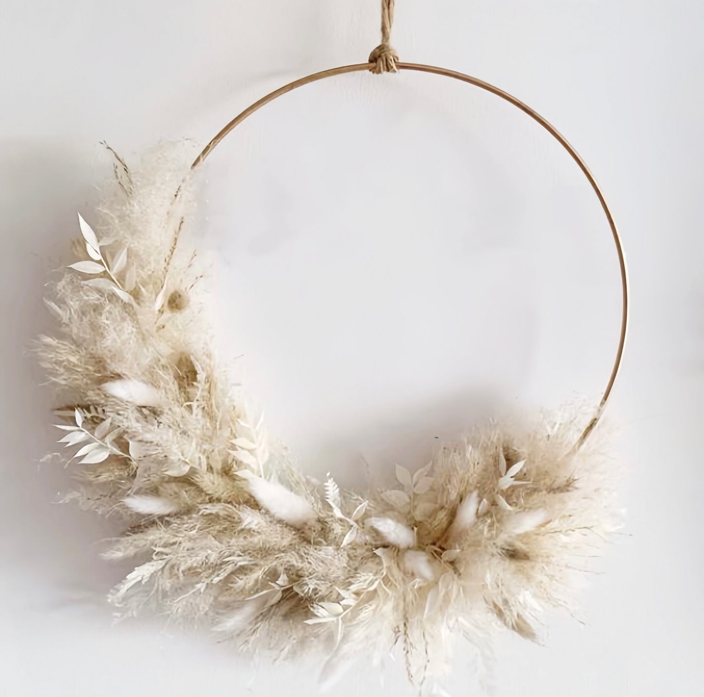 Flower Wreath | Dried Preserved flowers with hoop | Home Decor | Door Decor | Holiday Gift