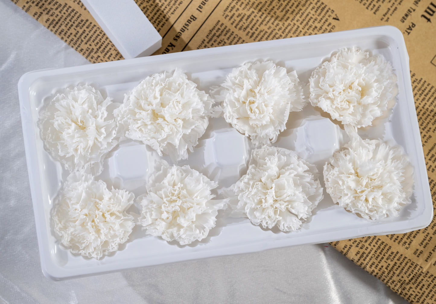 Preserved Carnation Head | Carnation Head Box | Wedding Decor | Arrangement Decor | Home DIY