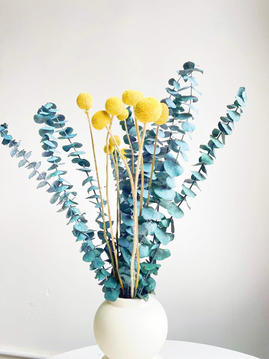 Dried Yellow Billy Button Balls | Dried Yellow Craspedia Globosa | Wedding | Home Decor | Flower Arrangement