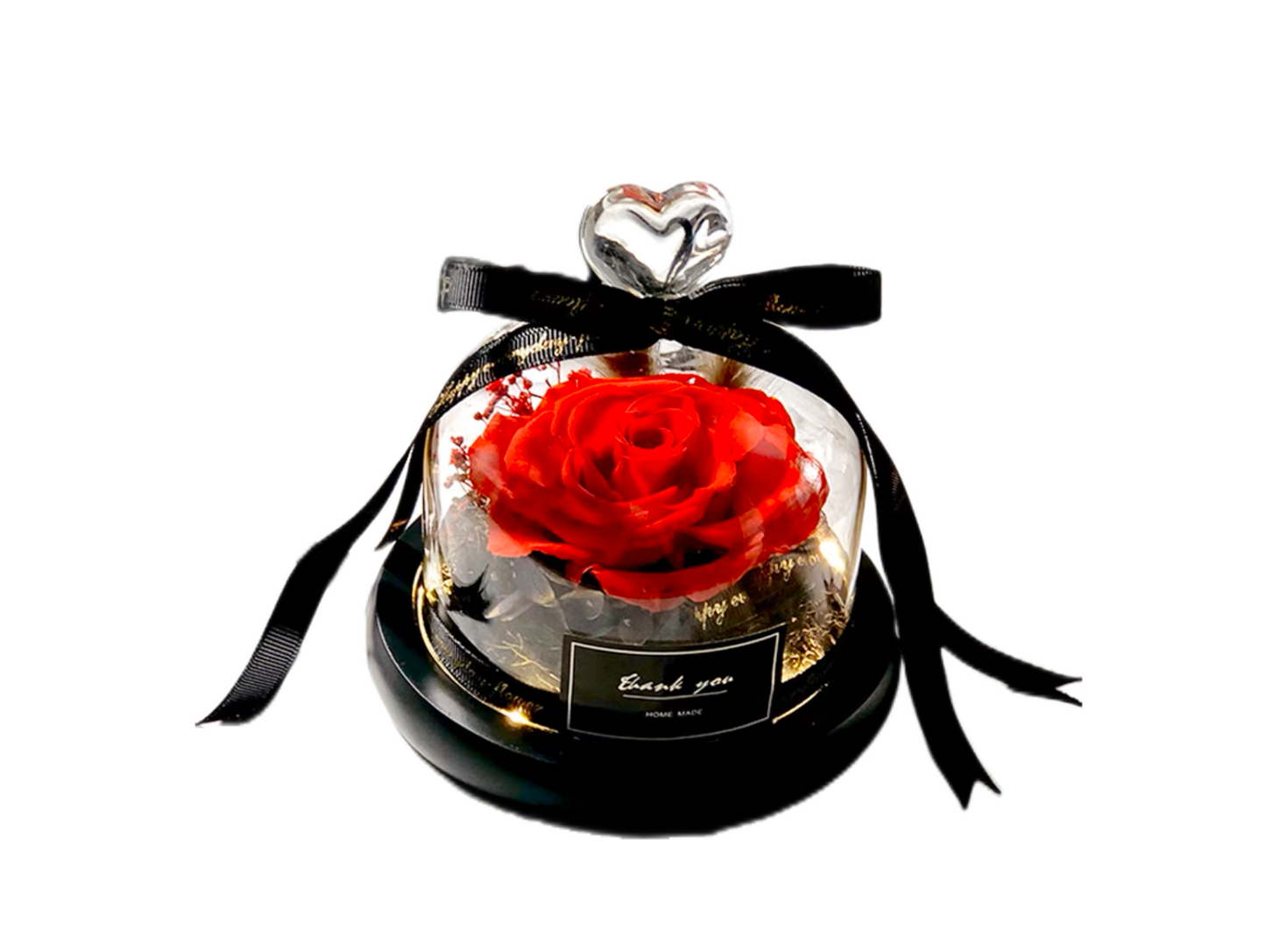 Preserved Flower Gift Box | Preserved Roses in Glass Dome | Gift for Anniversary | Wedding | Valentine's Day | Mother’s Day | Christmas | Birthday