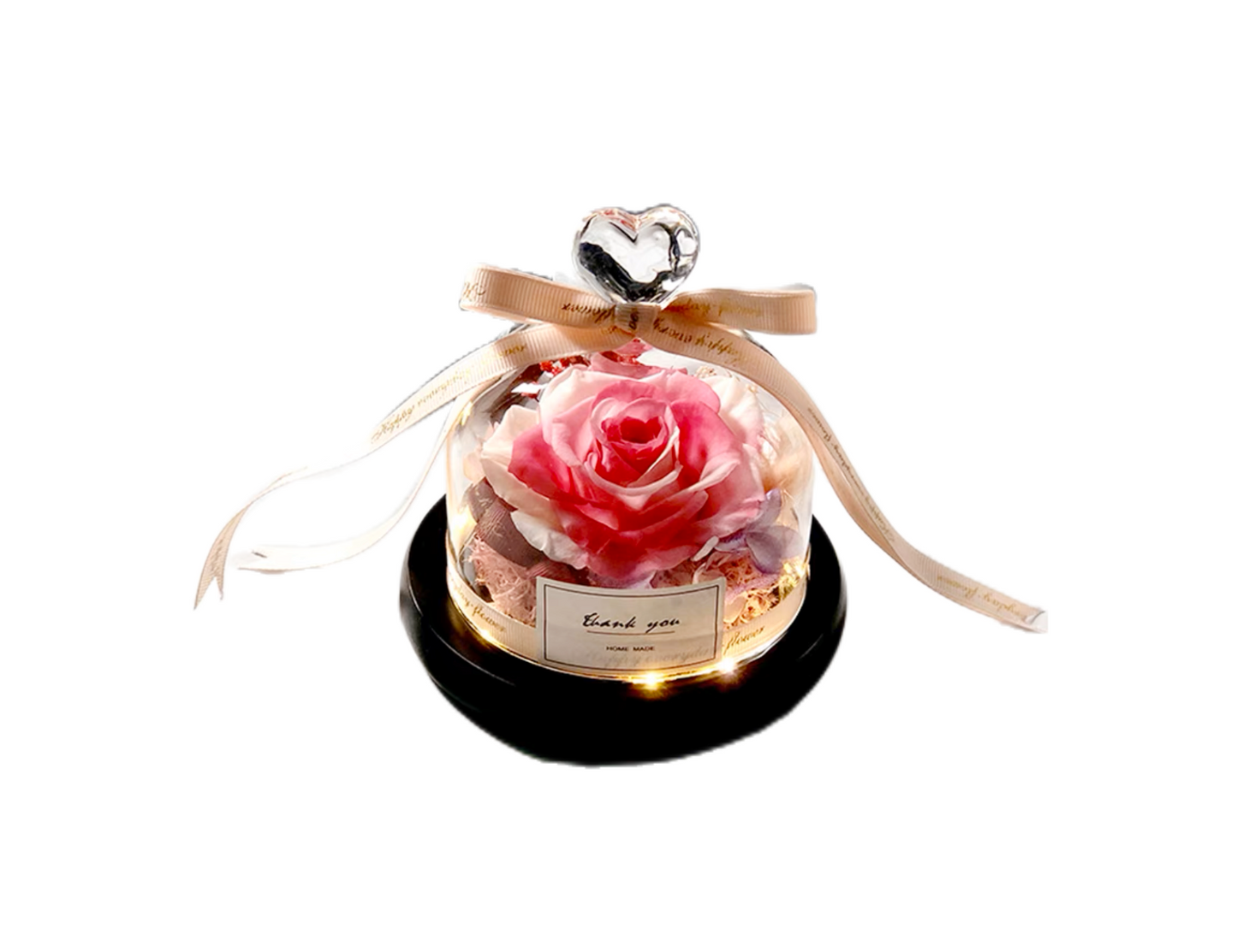 Preserved Flower Gift Box | Preserved Roses in Glass Dome | Gift for Anniversary | Wedding | Valentine's Day | Mother’s Day | Christmas | Birthday