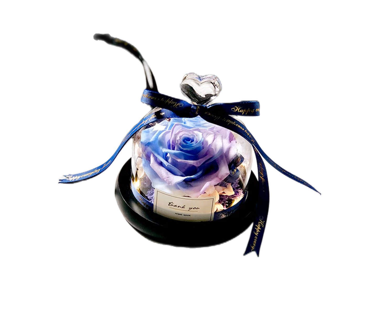 Preserved Flower Gift Box | Preserved Roses in Glass Dome | Gift for Anniversary | Wedding | Valentine's Day | Mother’s Day | Christmas | Birthday