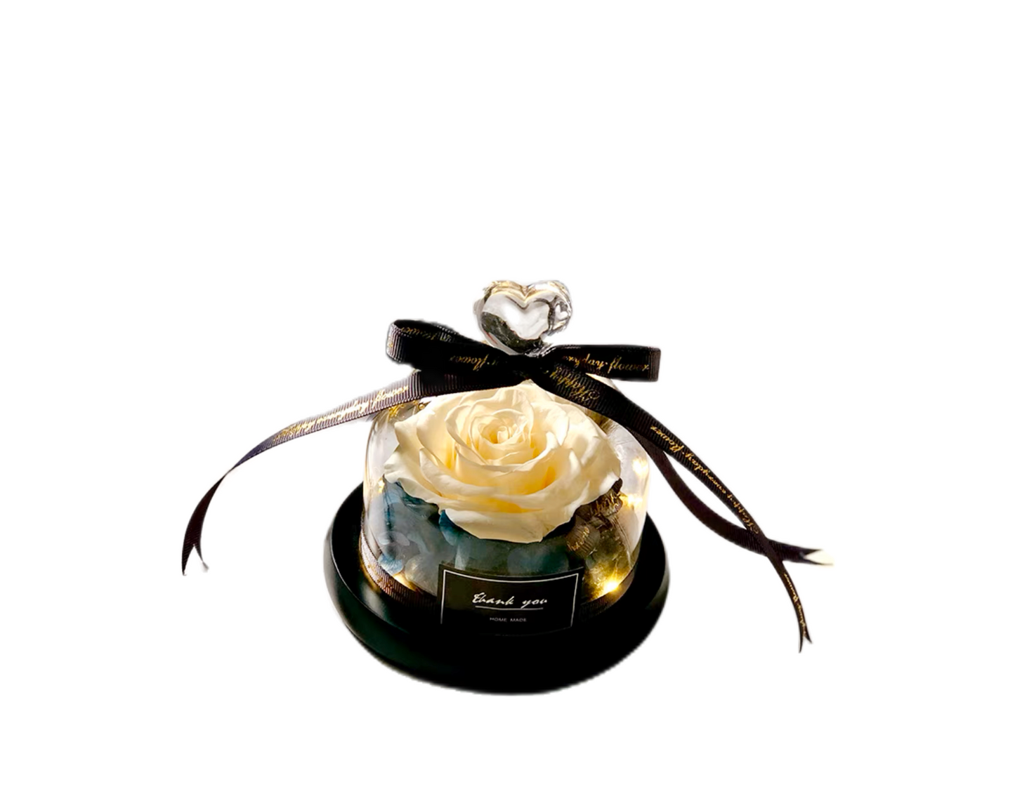 Preserved Flower Gift Box | Preserved Roses in Glass Dome | Gift for Anniversary | Wedding | Valentine's Day | Mother’s Day | Christmas | Birthday