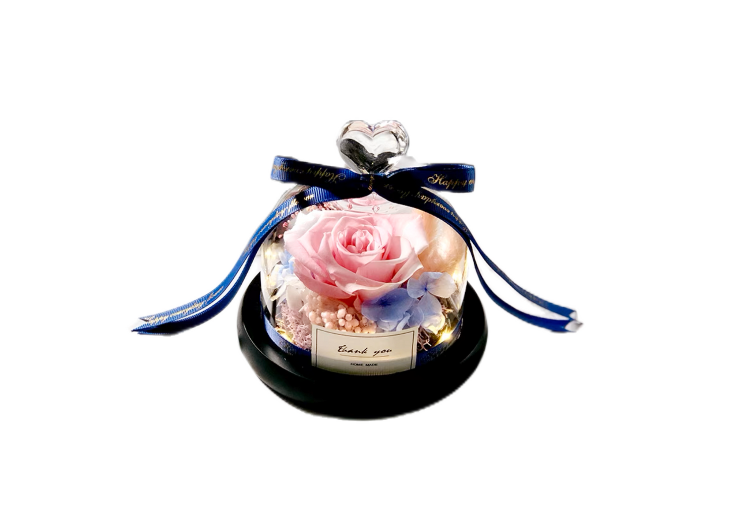 Preserved Flower Gift Box | Preserved Roses in Glass Dome | Gift for Anniversary | Wedding | Valentine's Day | Mother’s Day | Christmas | Birthday