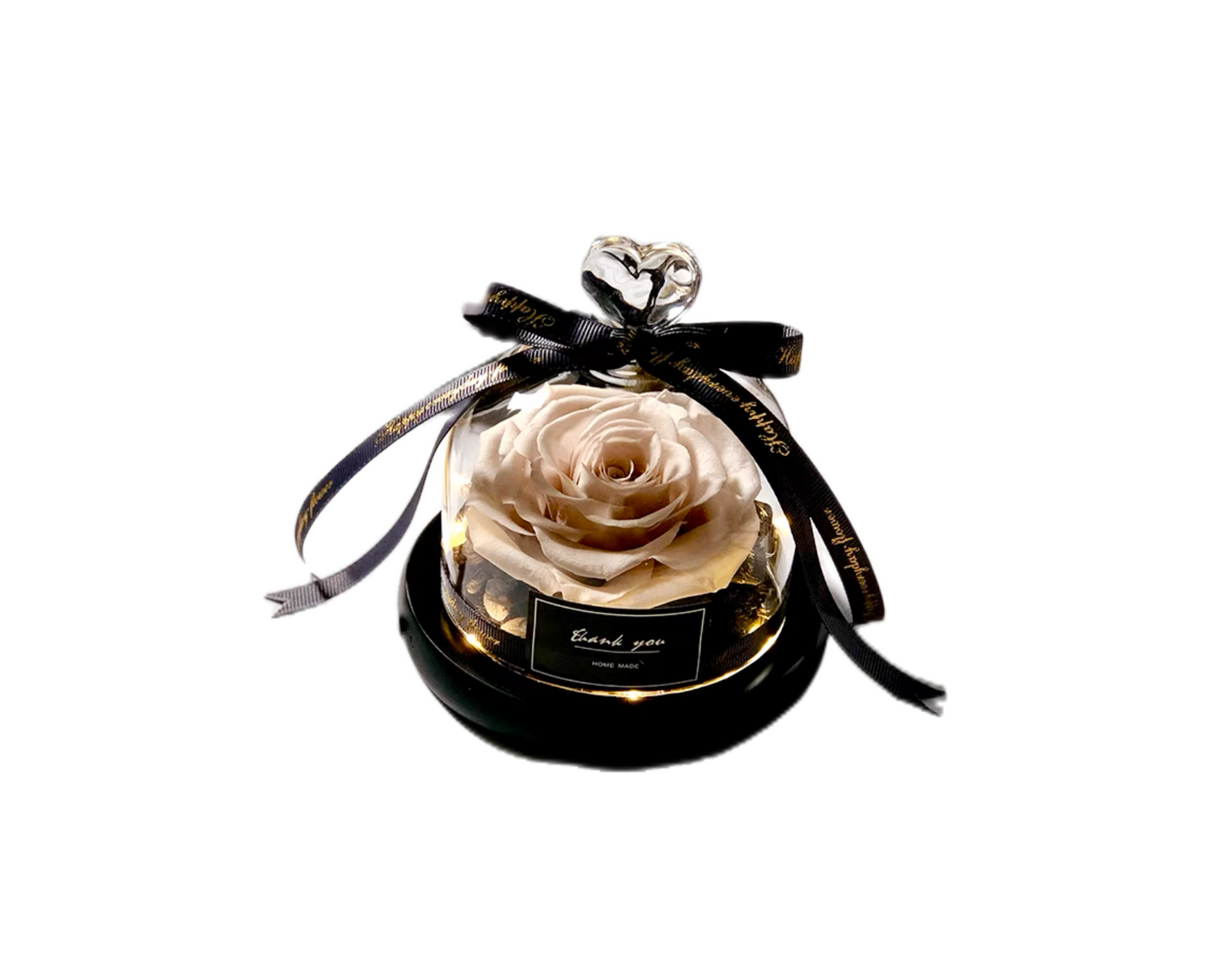 Preserved Flower Gift Box | Preserved Roses in Glass Dome | Gift for Anniversary | Wedding | Valentine's Day | Mother’s Day | Christmas | Birthday