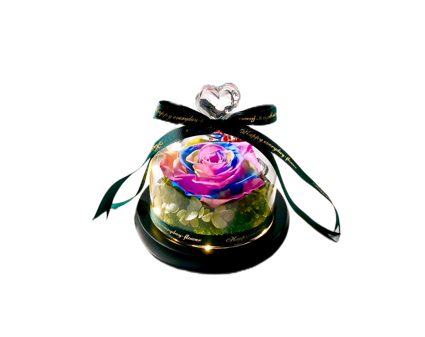 Preserved Flower Gift Box | Preserved Roses in Glass Dome | Gift for Anniversary | Wedding | Valentine's Day | Mother’s Day | Christmas | Birthday